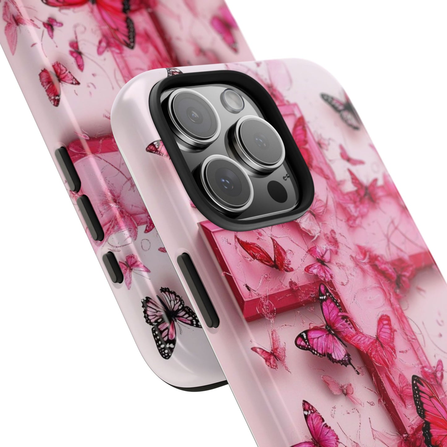 Pink Butterfly Case