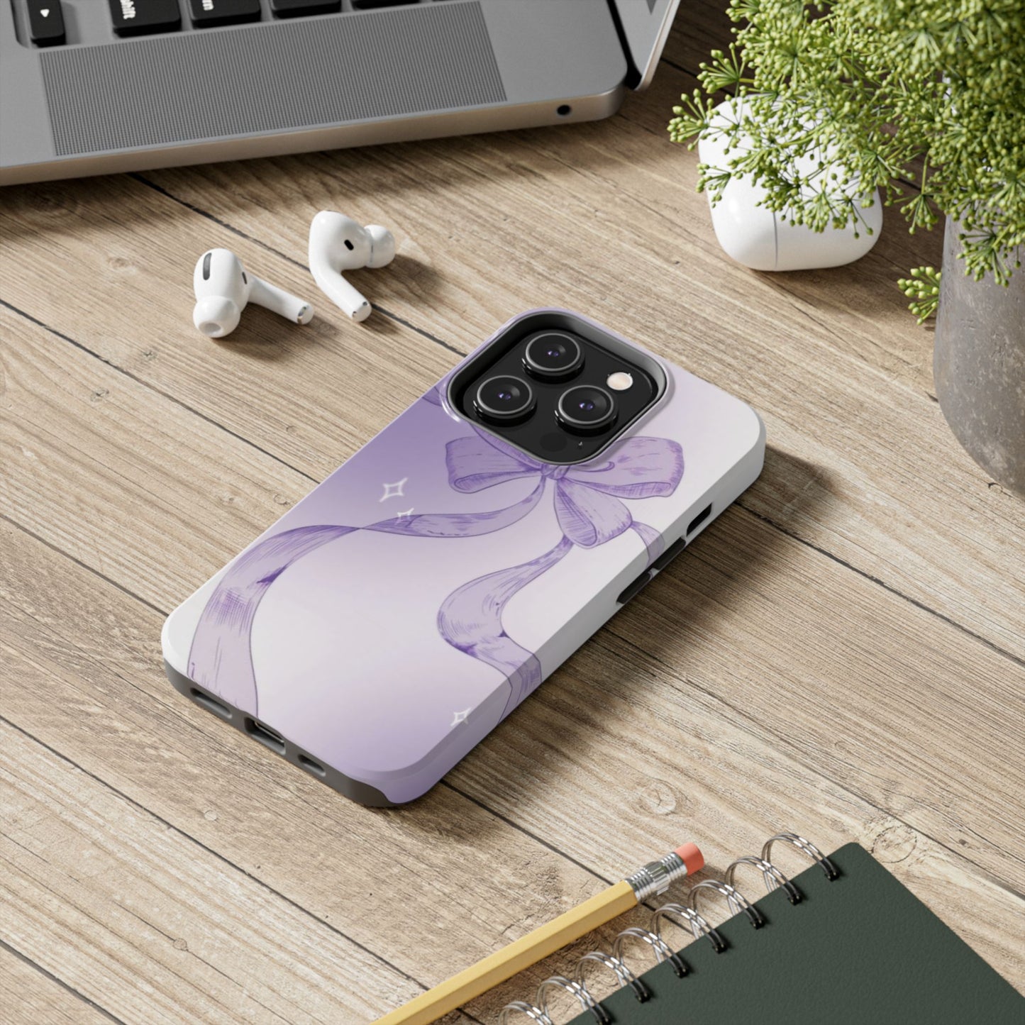 Purple Bow Case