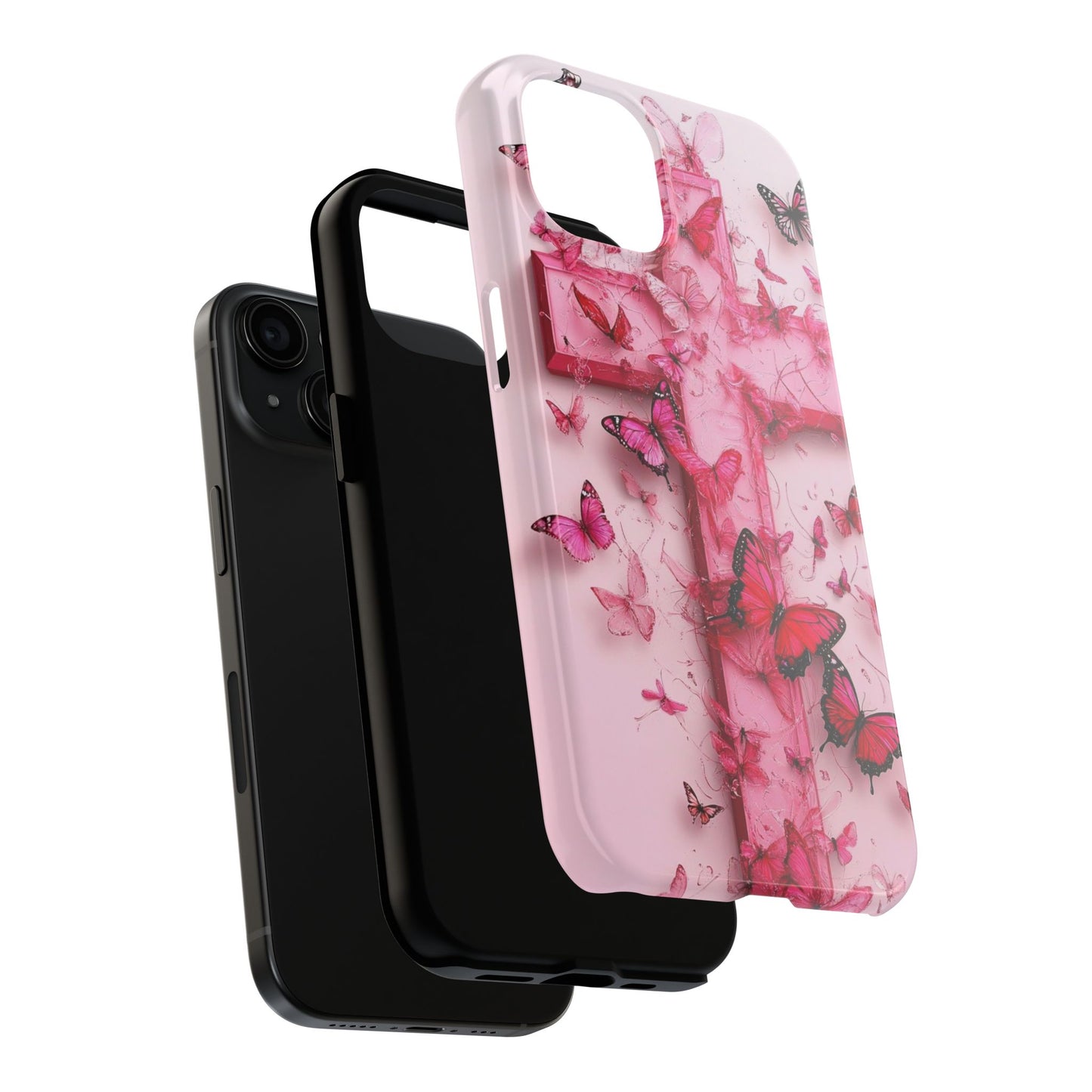 Pink Butterfly Case