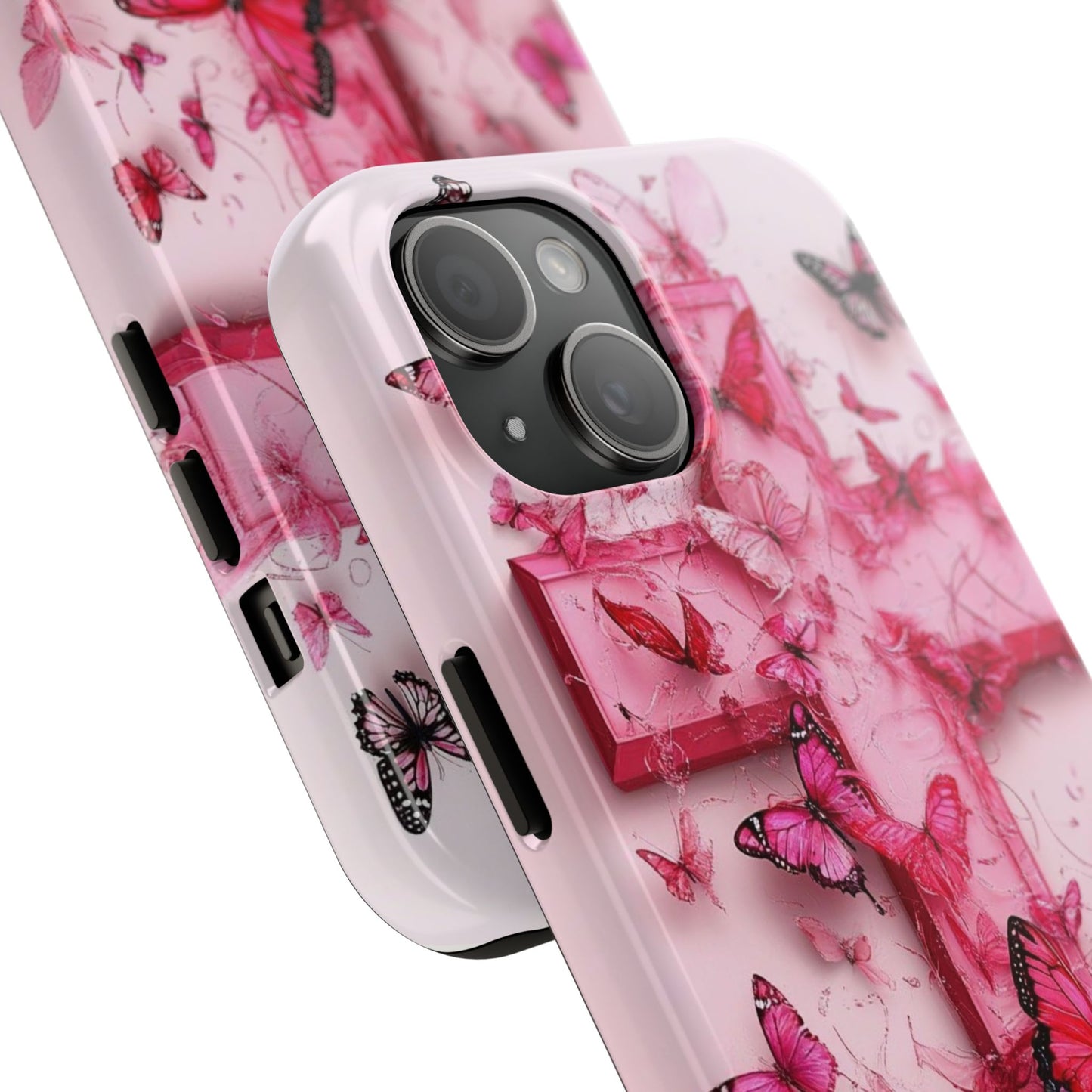 Pink Butterfly Case