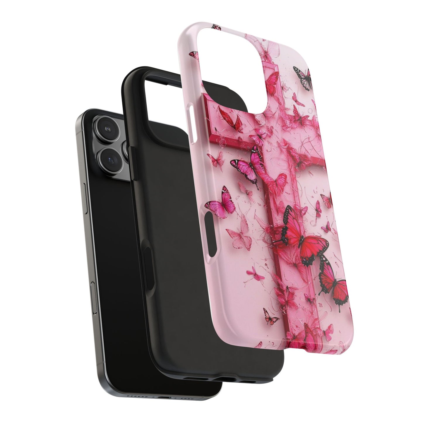 Pink Butterfly Case