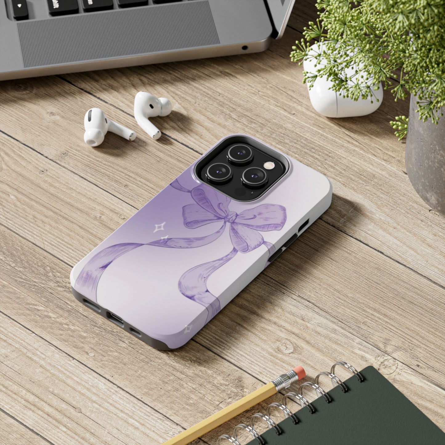 Purple Bow Case
