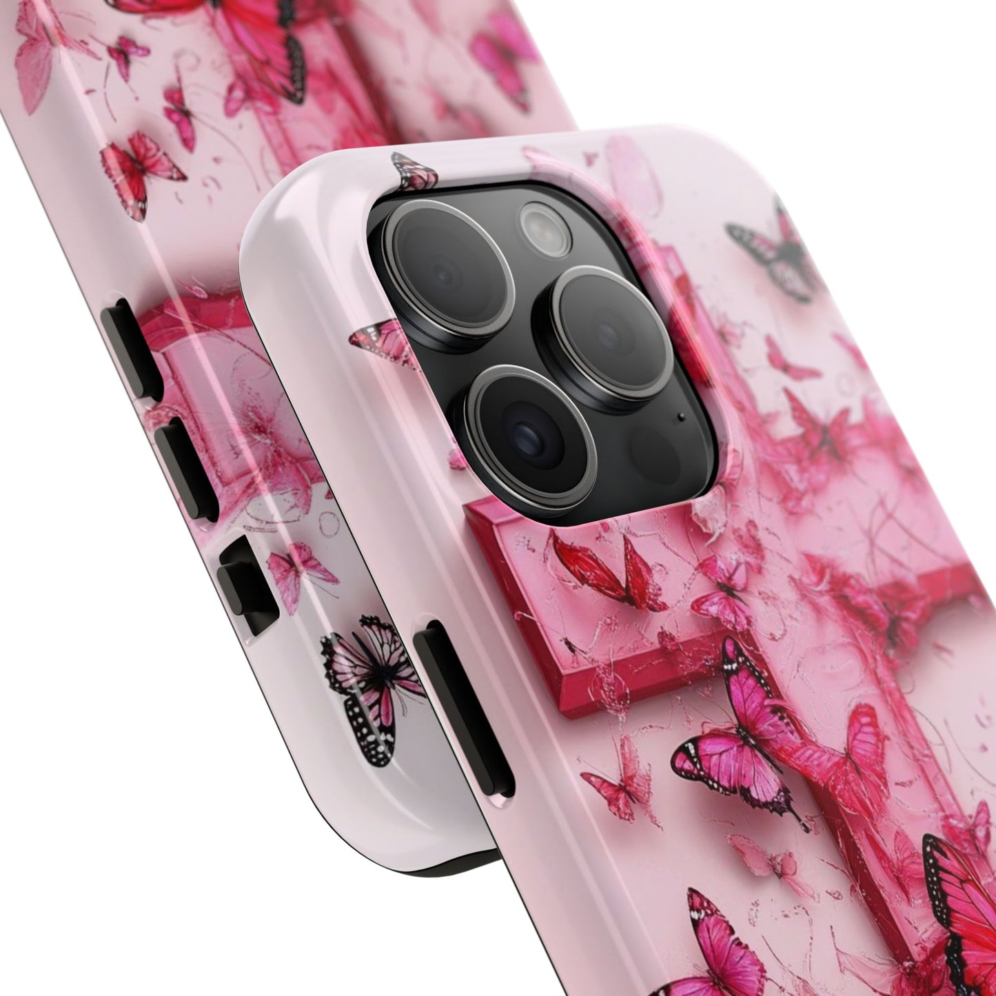 Pink Butterfly Case