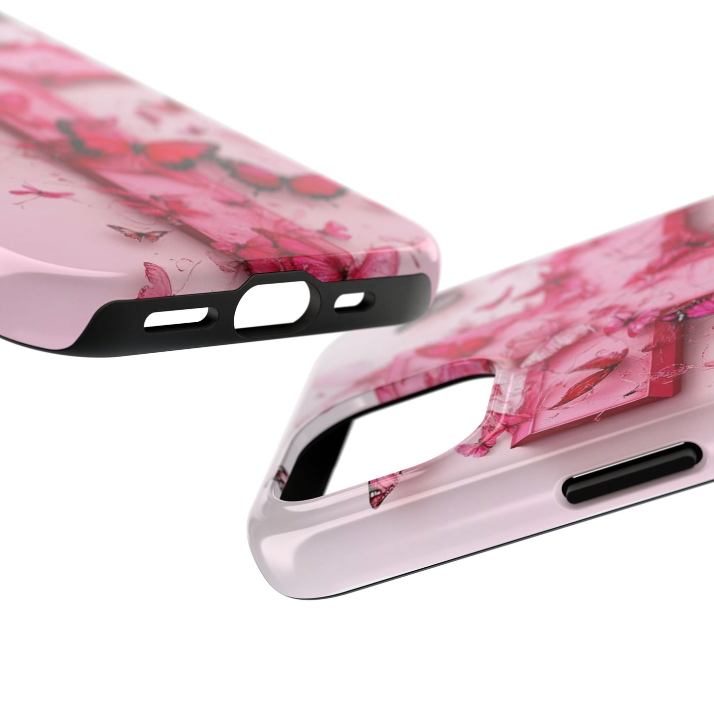 Pink Butterfly Case