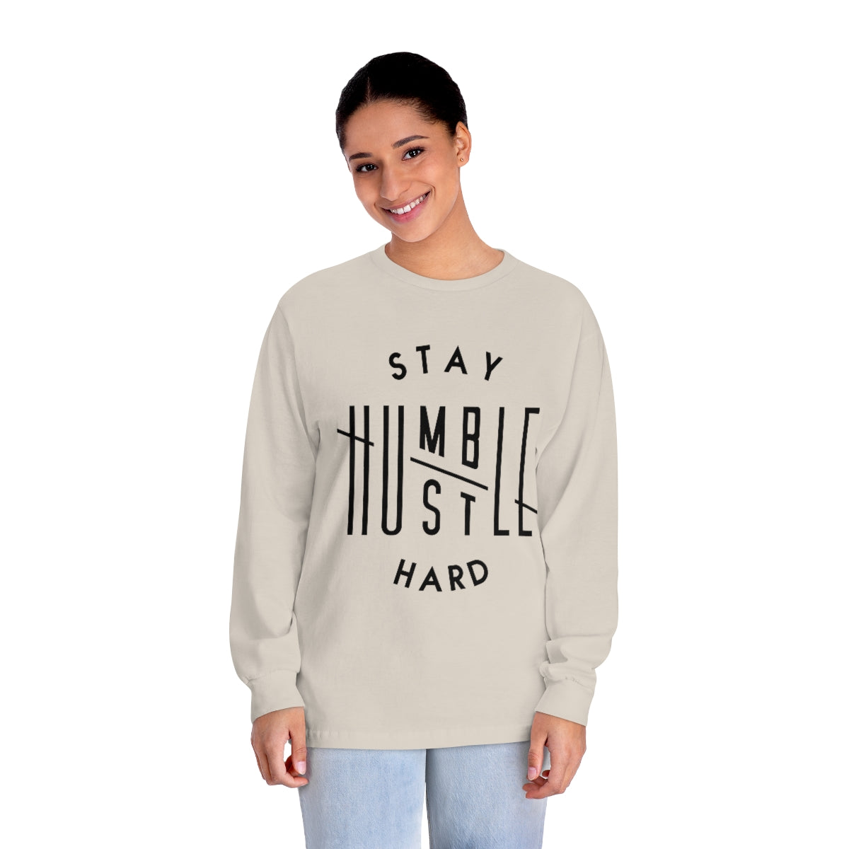 Hustle Hard Stay Humble Long Sleeve T-Shirt